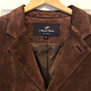 Brown suede jacket